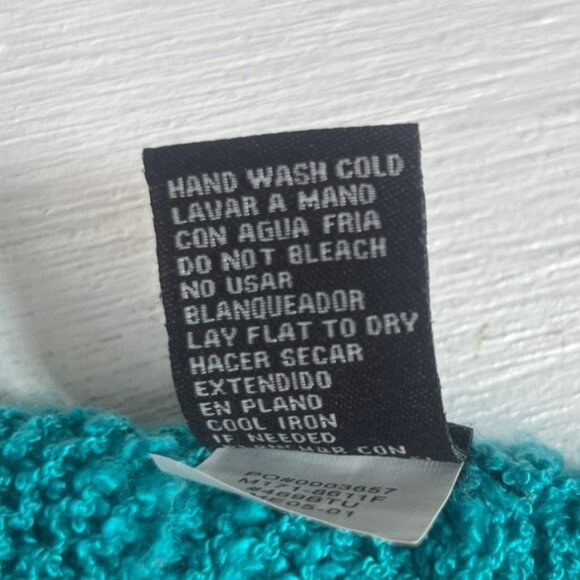 Fever Open Front Cardigan Sweater Womens Large Teal Lightweight Long - Picture 8 of 8